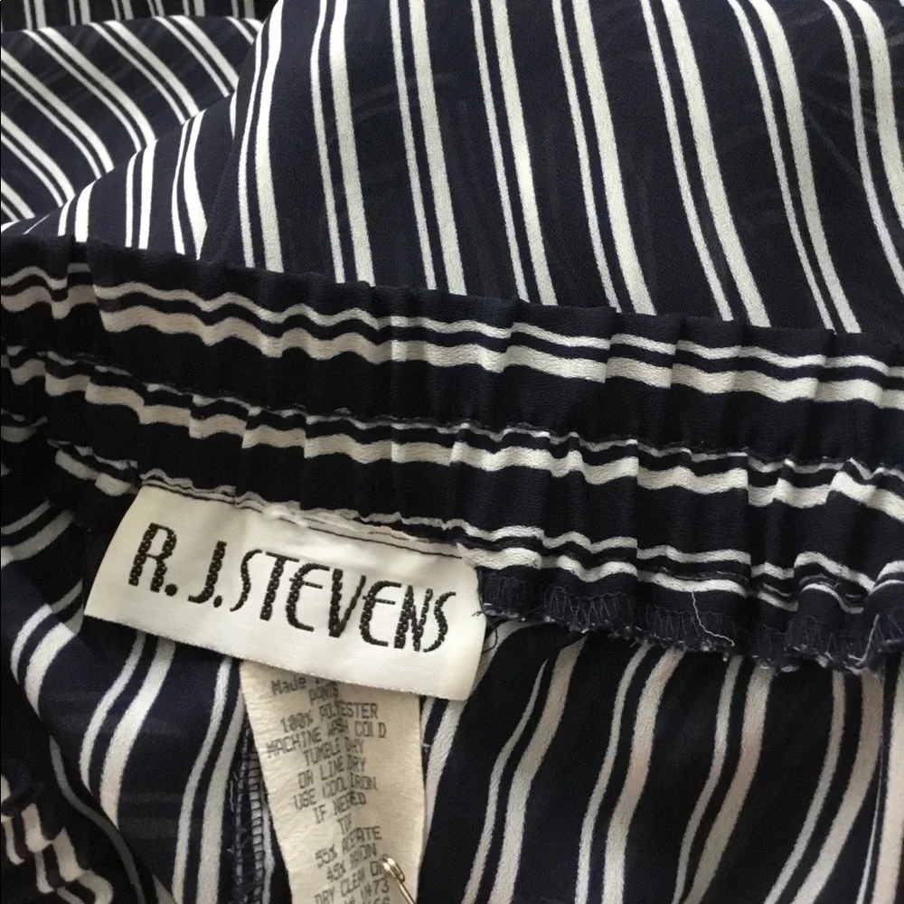 R .J. Stevens Black Palazzo Pants Wide Leg. Size 14 $25 - Picture 9 of 10